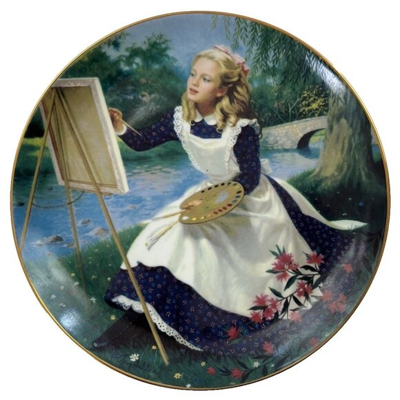 Danbury Mint Other - Danbury Mint Elaine Gignilliat AMY Little Women Collection Limited Edition Plate